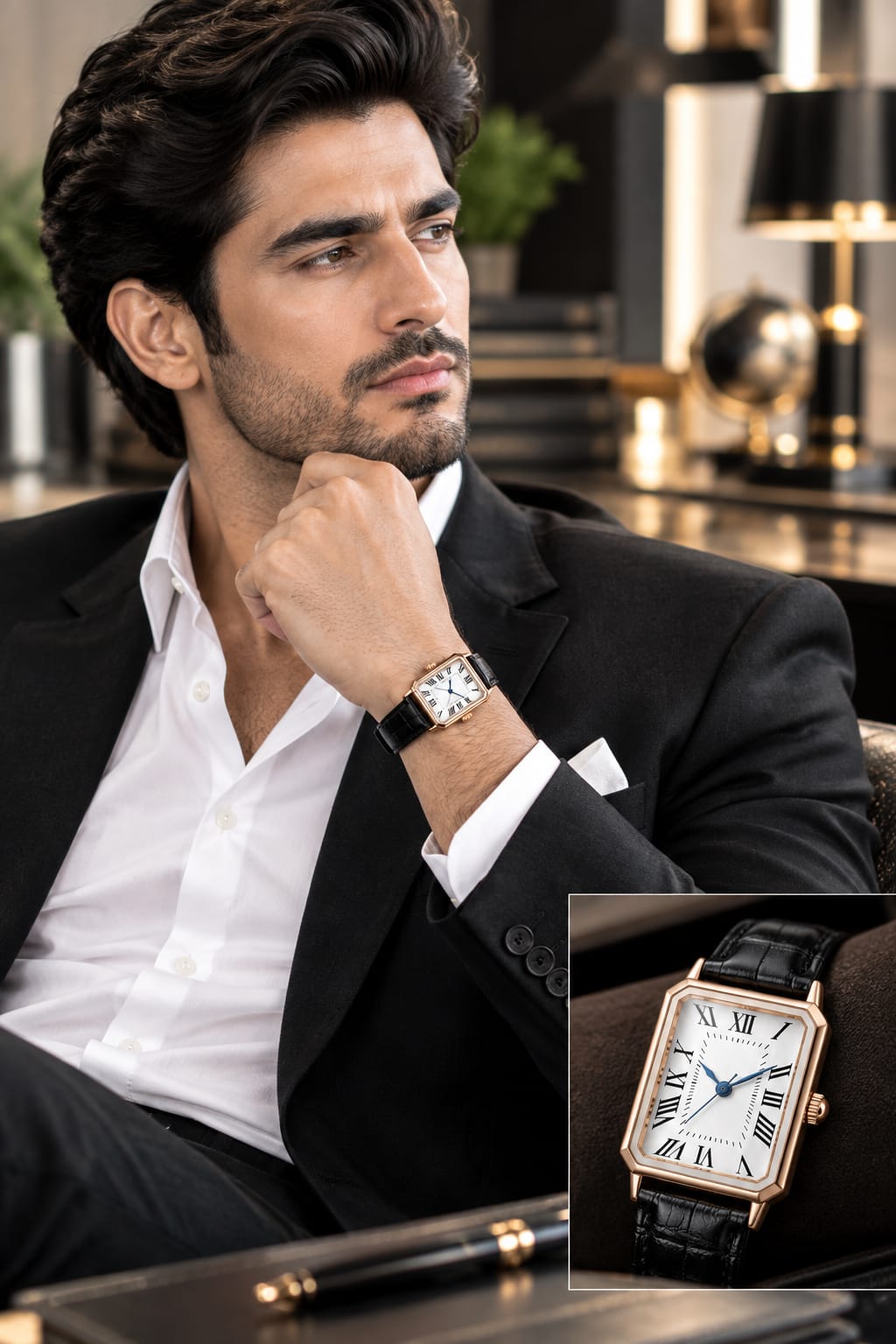 Heritage Rectangular Men's Dress Watch
