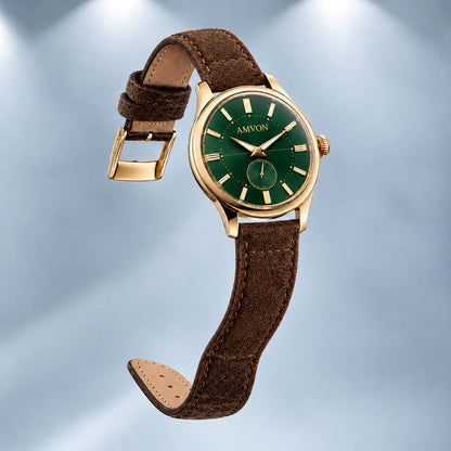 AMVON Emerald Classic Dress Watch