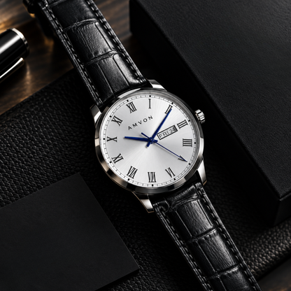 AMVON Sovereign Ivory — Classic Day-Date Watch